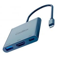 Minidock coolbox c31 aluminio usb - c a