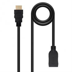 Cable hdmi 2.0 nanocable 3m macho - hembra