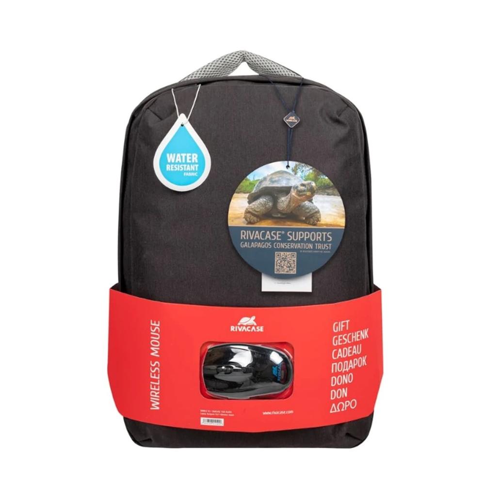 Mochila rivacase bundle 7563 portatil 15.6 pulgadas